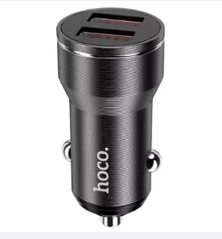 Hoco DZ11 Dual Port Car Charger set (Micro Cable)