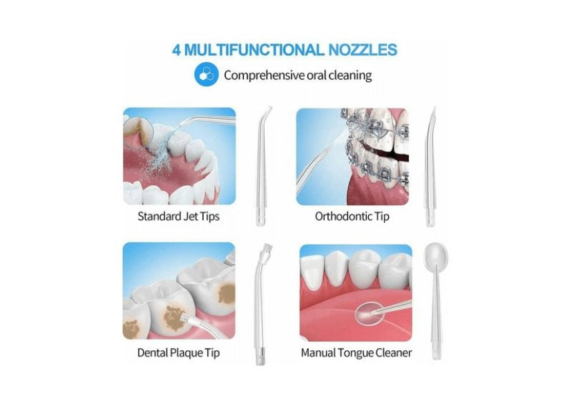 4 in 1 Water Flosser Cordless Dental Oral Cleaner