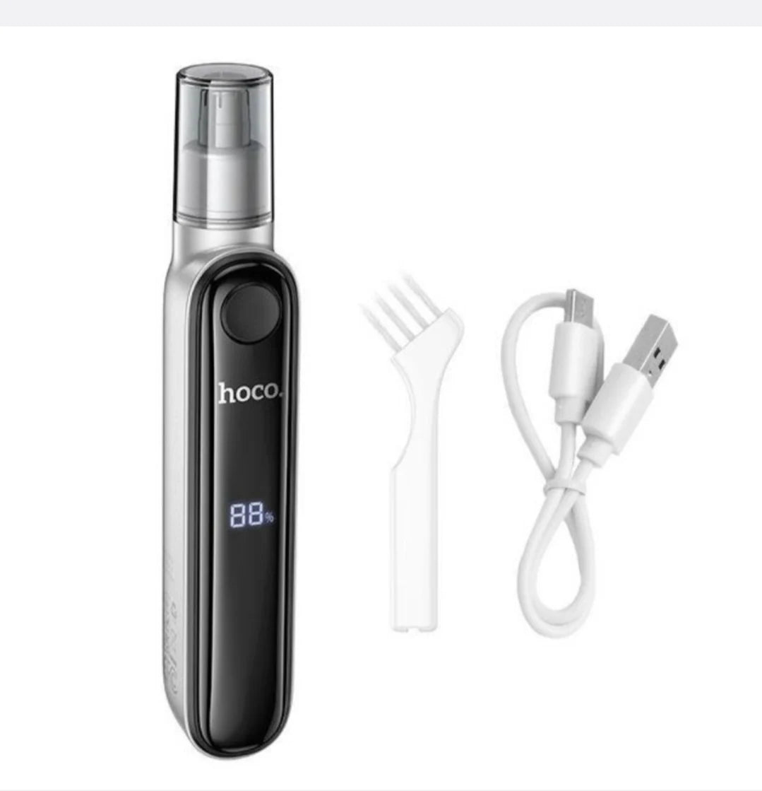 Portable Nose Hair trimmer with display Hoco HP33 Black PB