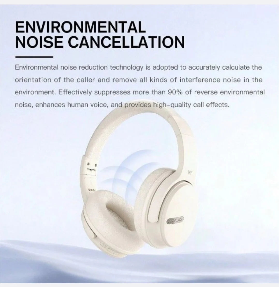 IKF - K3 - Wireless Noise Cancelling Headphone With Low Latency - White